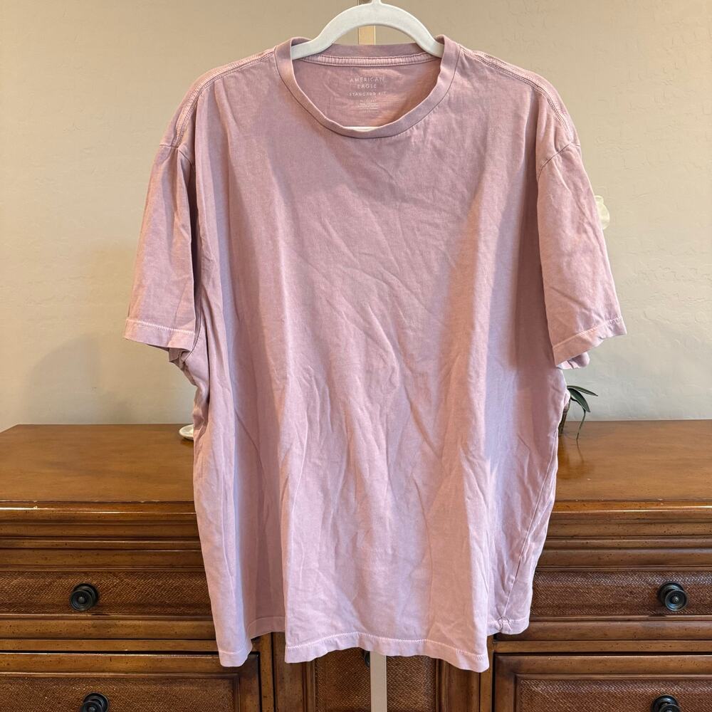 American Eagle Standard Fit T Shirt Pink XL